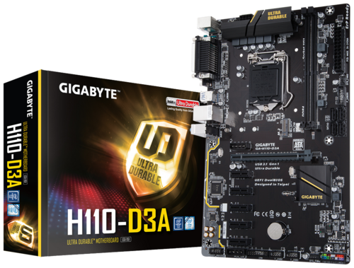 GA-H110-D3A (rev. 1.0) - Motherboard