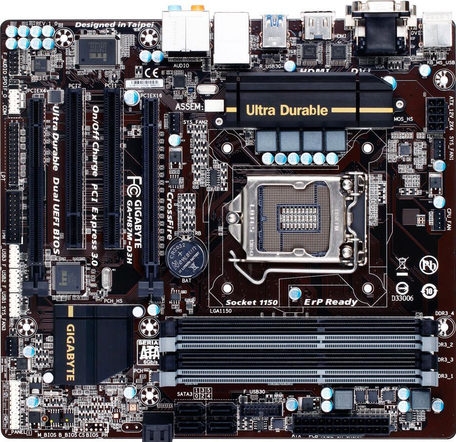 GA-H87M-D3H (Rev. 1.x) マザーボード - GIGABYTE Japan