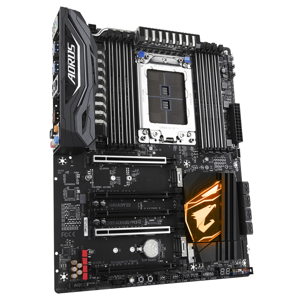 マザーボード AORUS X399 Ryzen Threadripper 2950X X399 AORUS PRO (rev. 1.0) Key Features | Motherboard