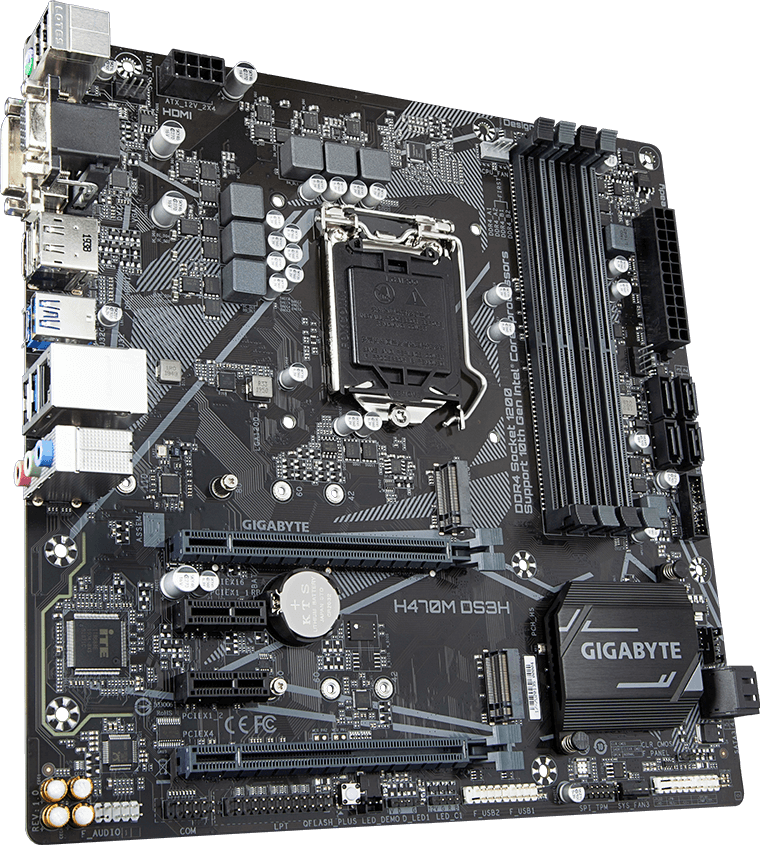 GIGABYTE H470M DS3H＆Intel Core i5-11400F H470M DS3H (Rev. 1.0) Motherboard - GIGABYTE Global