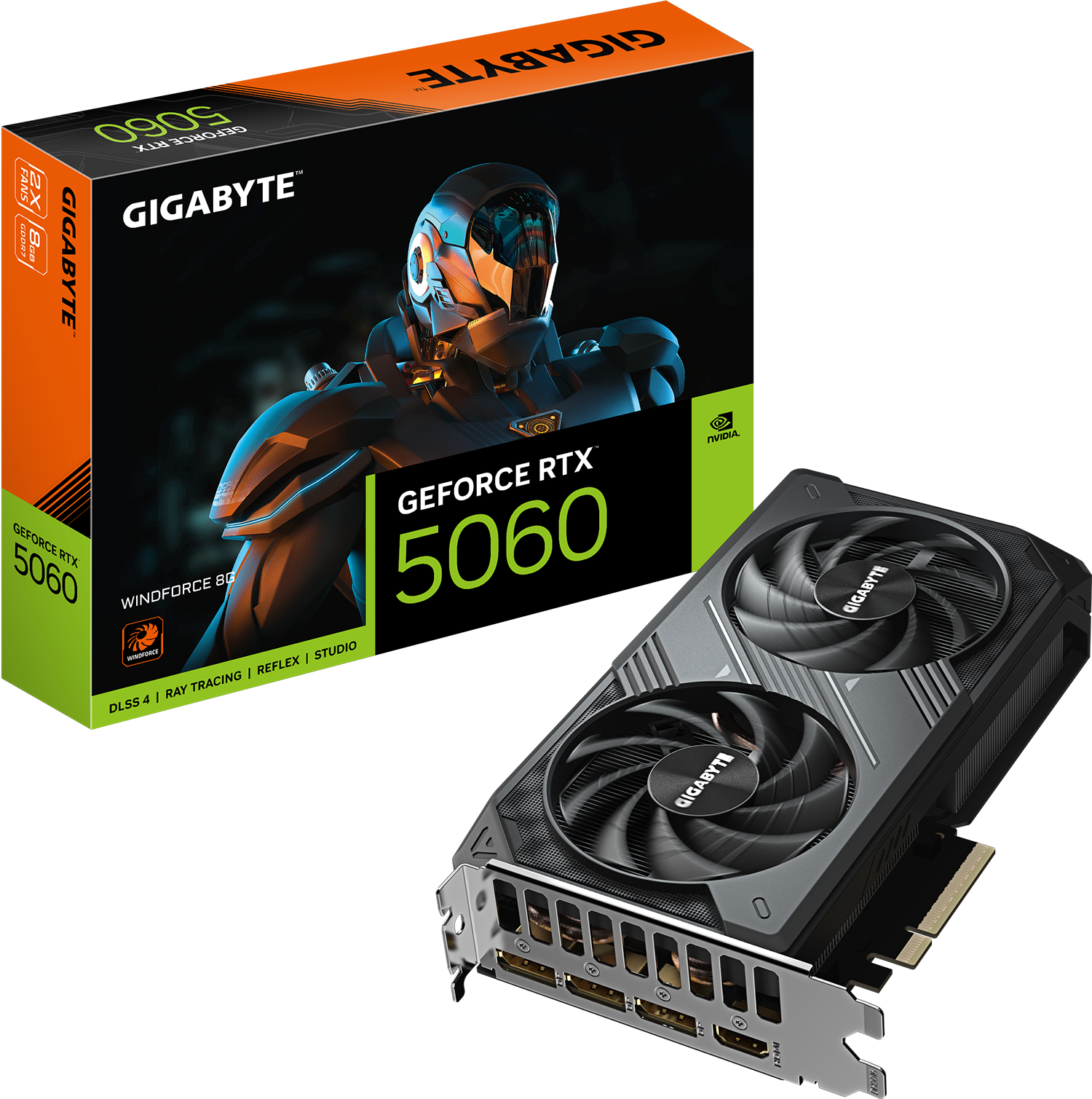 GeForce RTX™ 5060 WINDFORCE 8G - GIGABYTE Global