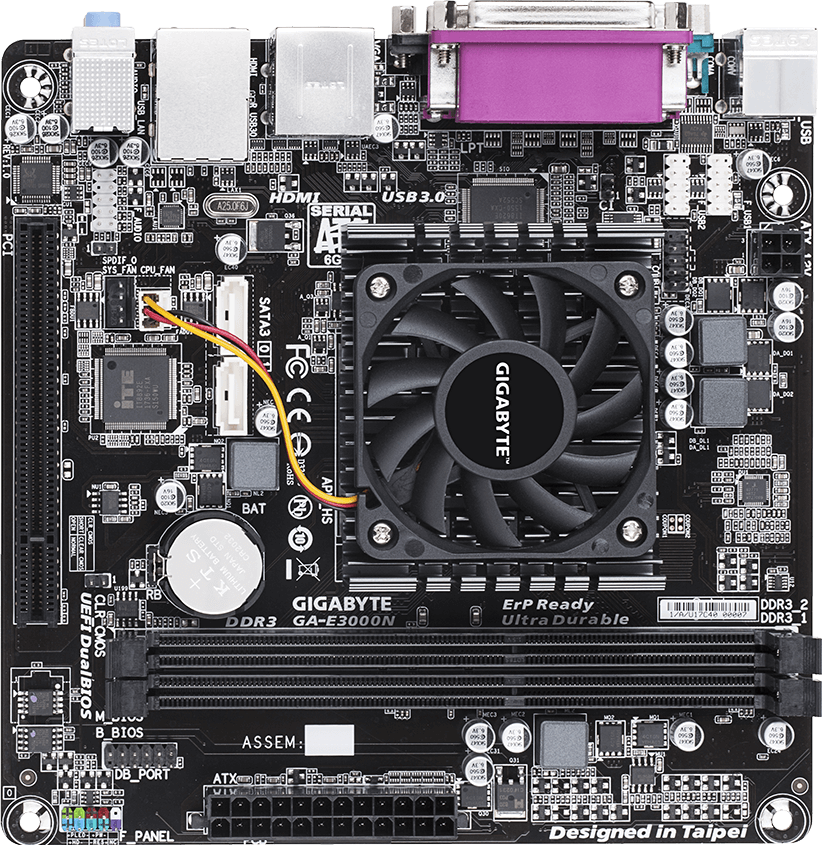 Moederbord - GA-E3000N