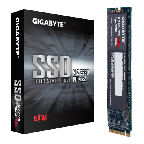 GIGABYTE M.2 PCIe SSD 128GB | SSD - GIGABYTE Global