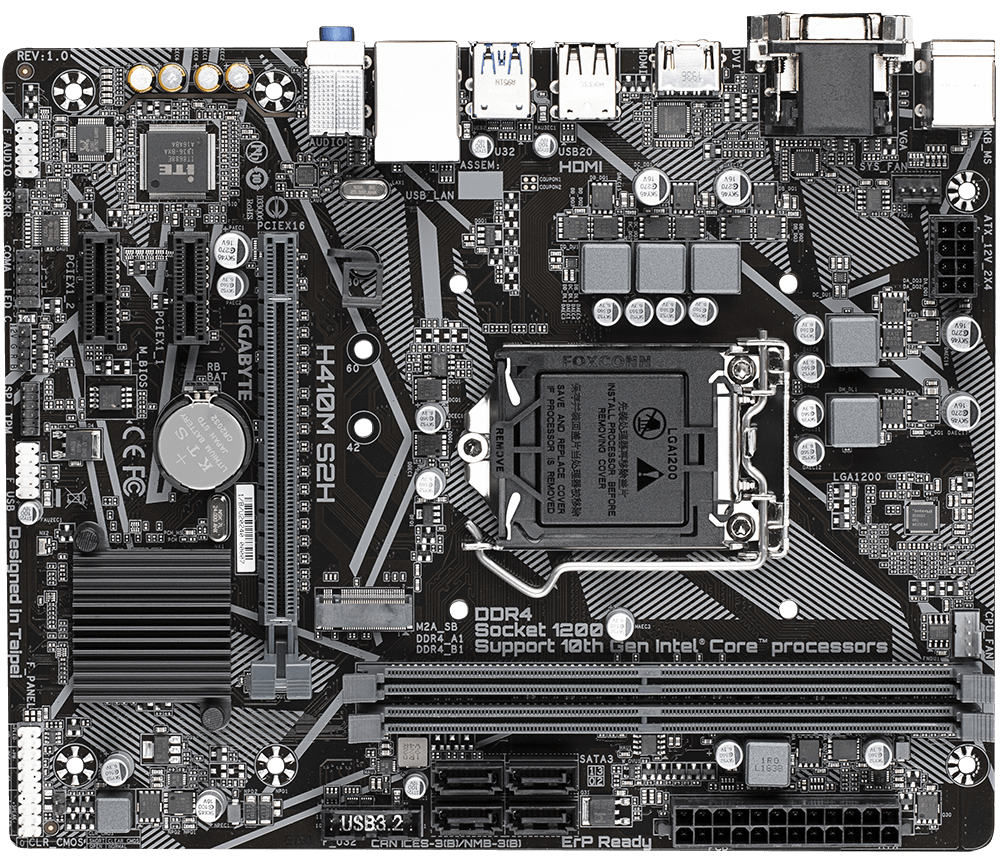 GIGABYTE H410M S2H Motherboard｜GIGABYTE