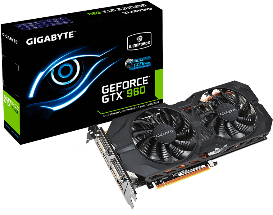 Grafické karty - GV-N960WF2OC-2GD