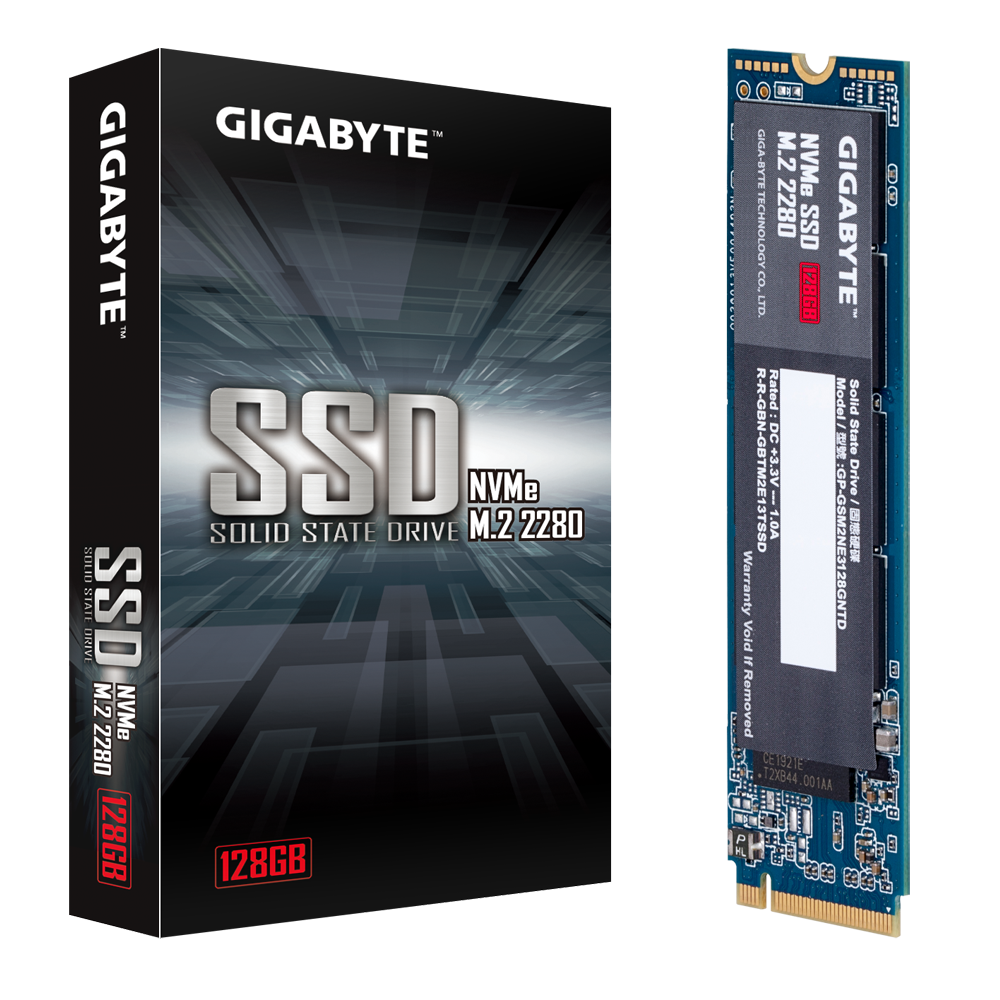 GIGABYTE NVMe SSD 128GB Key Features