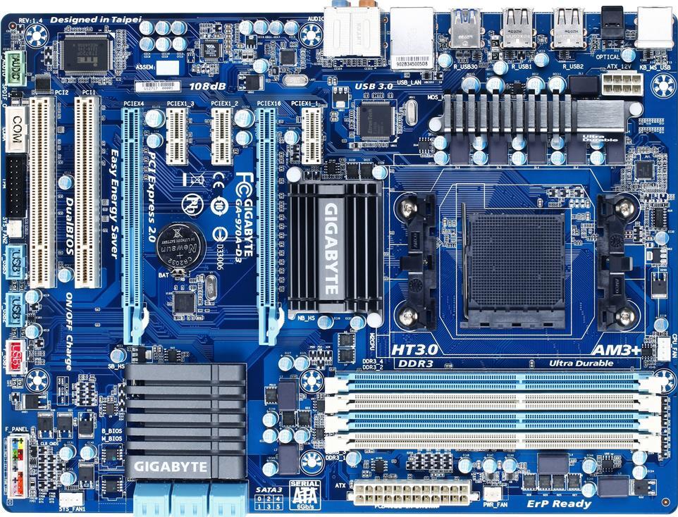 Moederbord - GA-970A-D3
