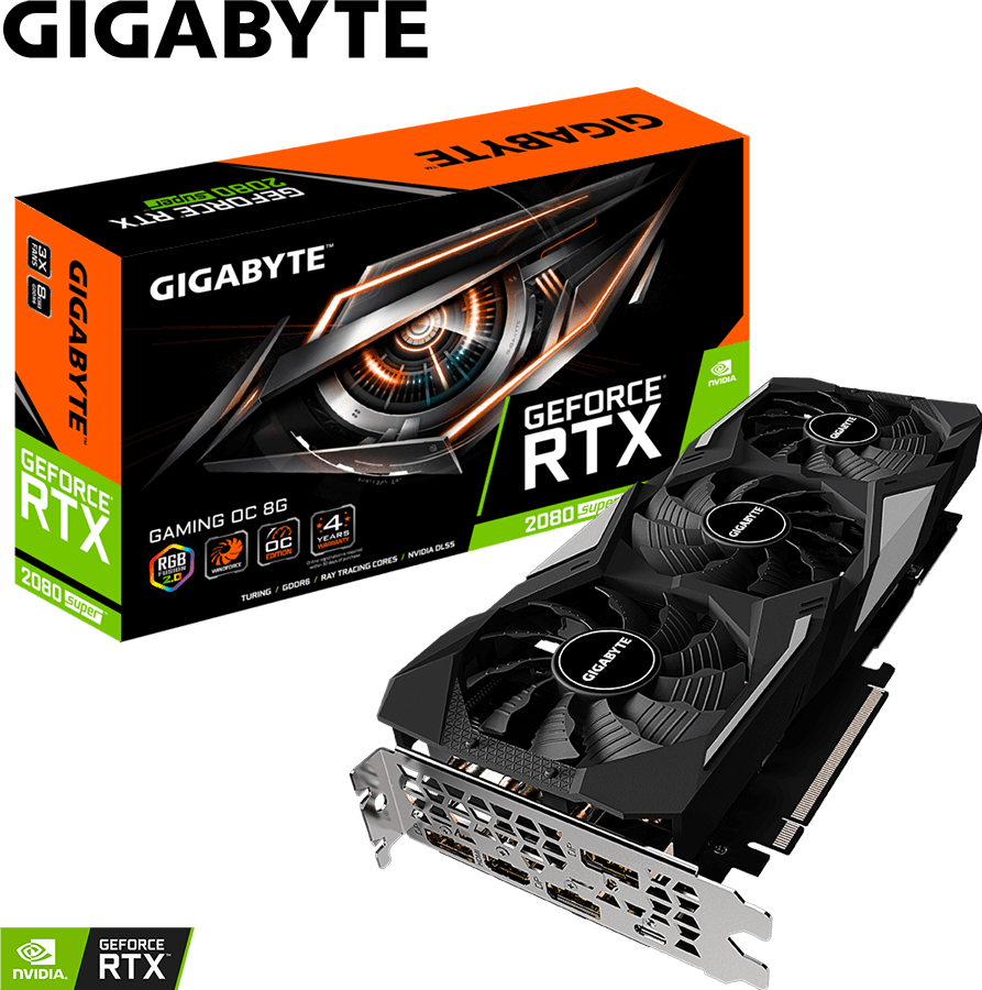 GeForce® RTX 2080 SUPER™ GAMING OC 8G (Rev. 2.0) - GIGABYTE Global