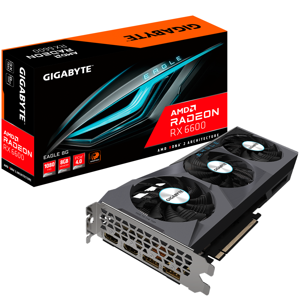 GIGABYTE Launches AMD Radeon™ RX 6600 EAGLE 8G Graphics Card