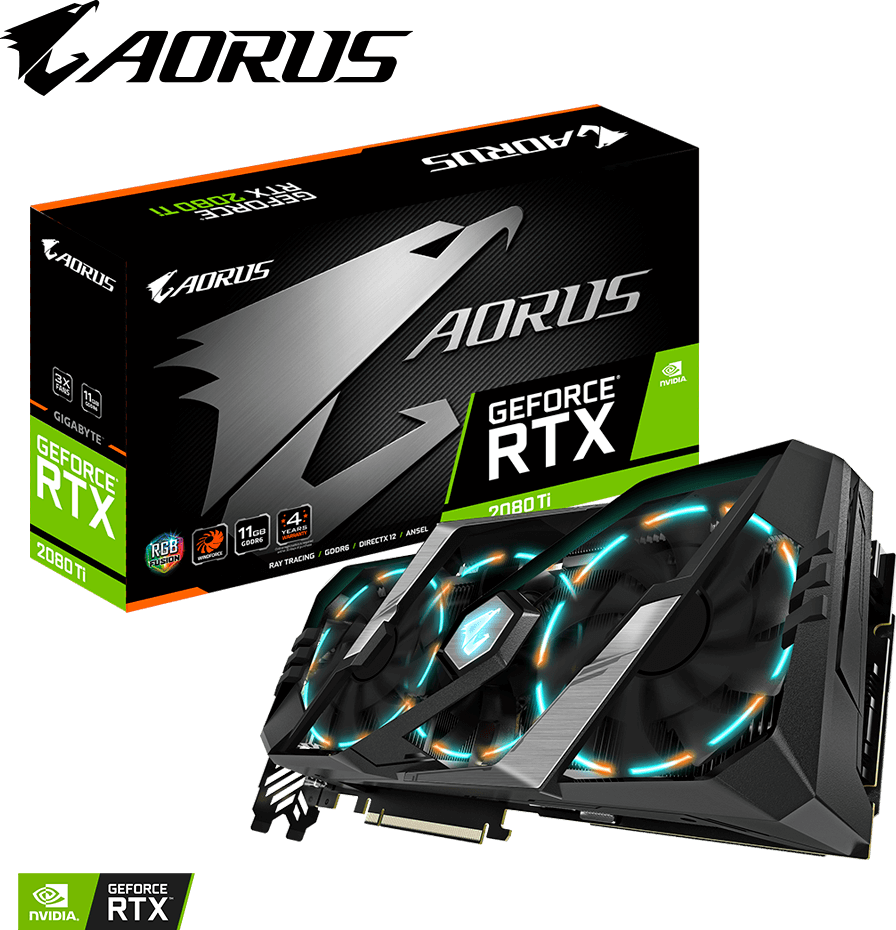 AORUS GeForce RTX™ 2080 Ti 11G Graphics Card - GIGABYTE Global