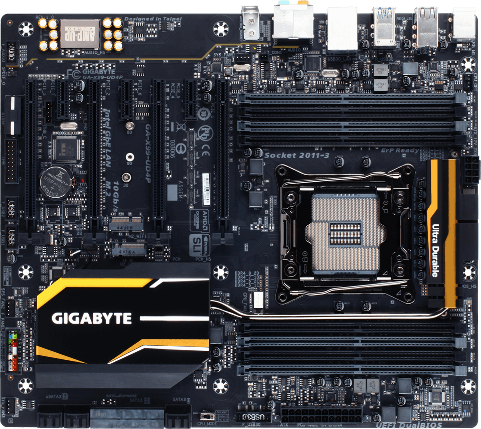 GA-X99-UD4P (Rev. 1.0) Motherboard Specifications - GIGABYTE U.S.A.