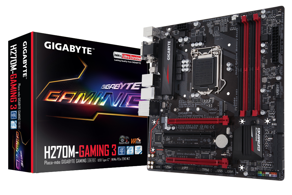 GA-H270M-Gaming 3 (rev. 1.0) Características | Placas-mãe - GIGABYTE Brazil