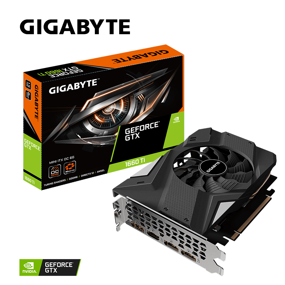 GeForce® GTX 1660 Ti MINI ITX OC 6G｜AORUS - GIGABYTE Suomi