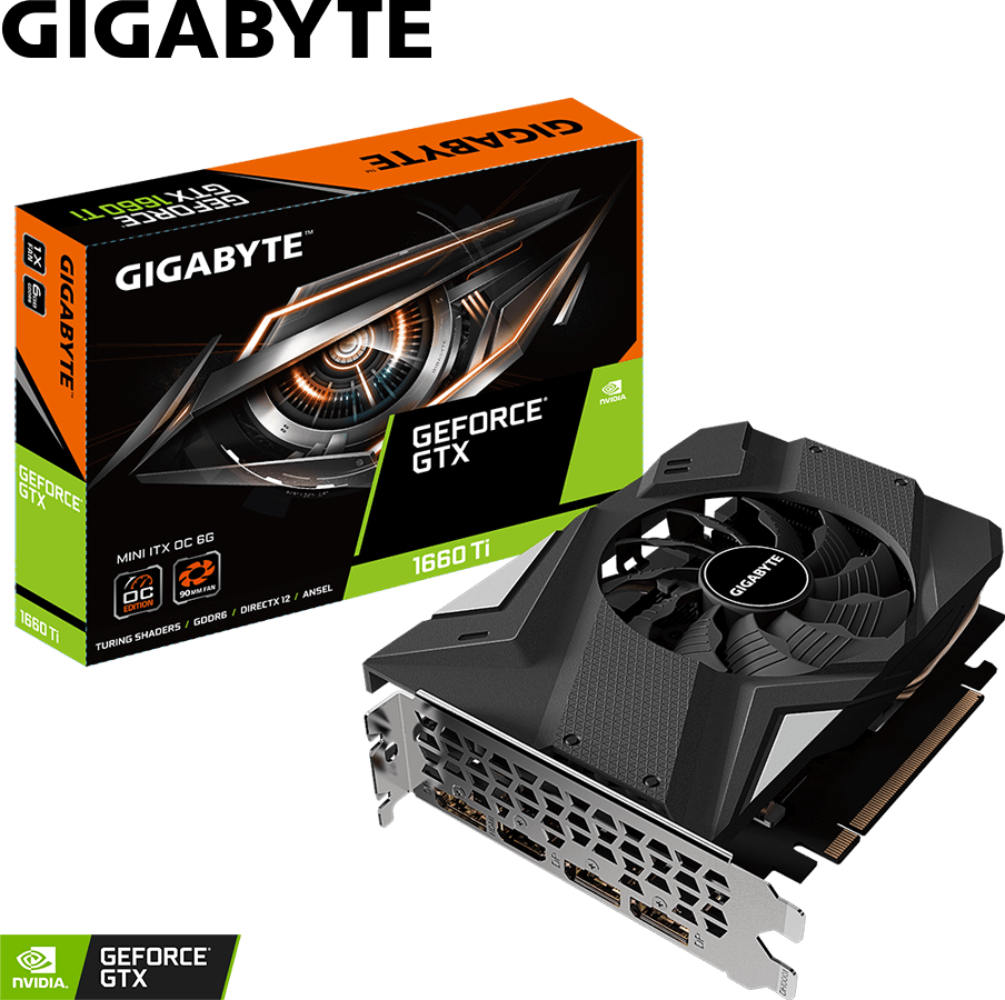 GeForce® GTX 1660 Ti MINI ITX OC 6G - GIGABYTE Global