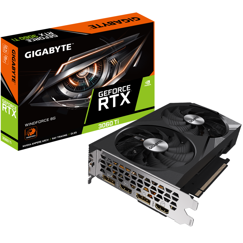 GeForce RTX™ 3060 Ti WINDFORCE 8G｜AORUS - GIGABYTE Россия