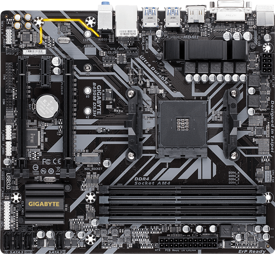B450M DS3H (Rev. 1.x) - GIGABYTE Global