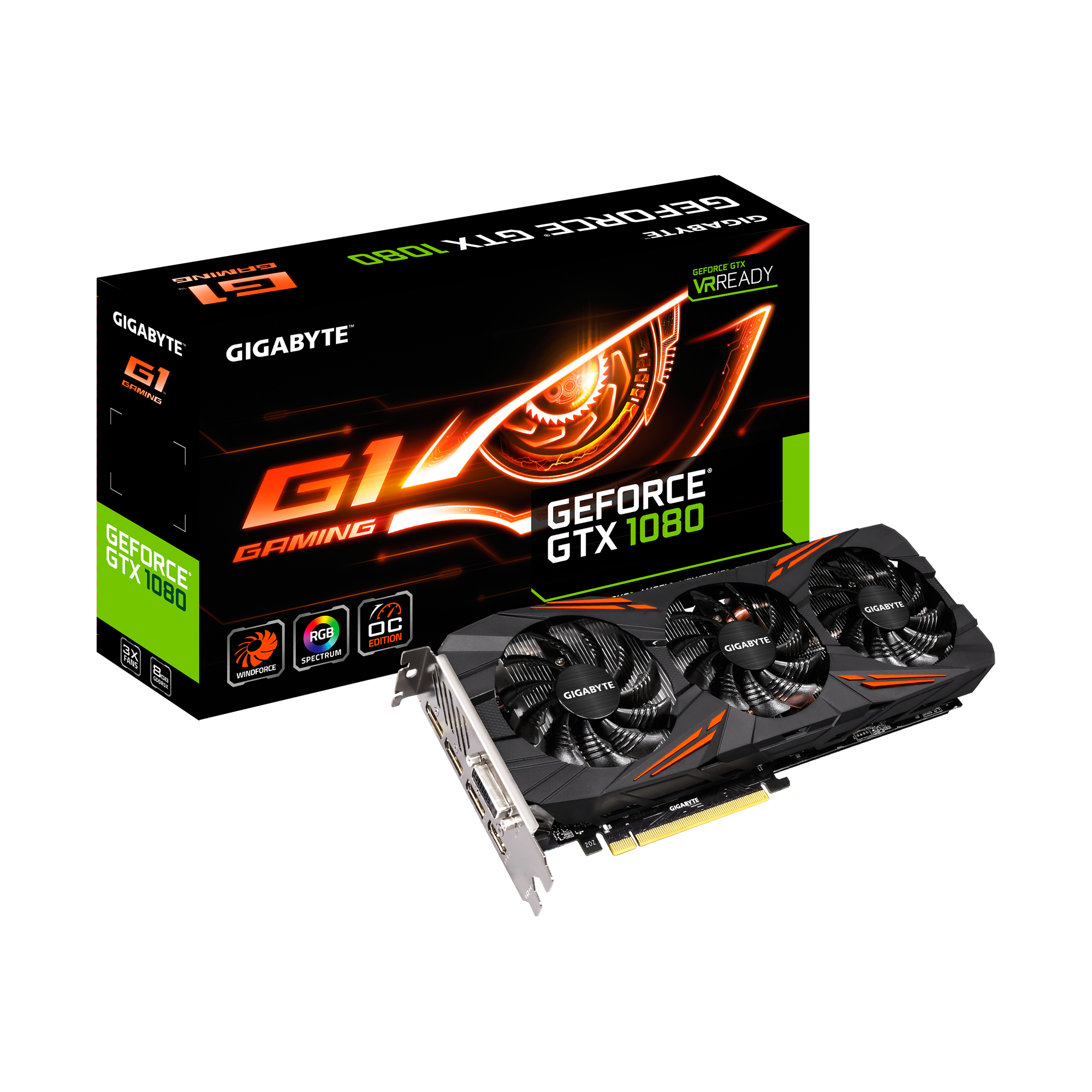 GeForce® GTX 1080 G1 Gaming 8G Key Features | Graphics Card 