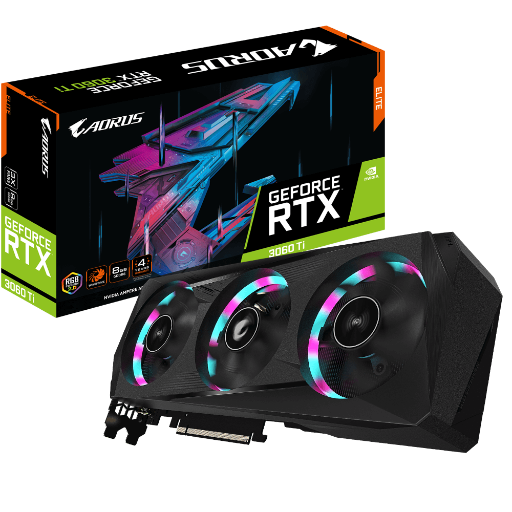 aorus rtx3060ti REV2.0 （LHR版）希少グラボ - PCパーツ