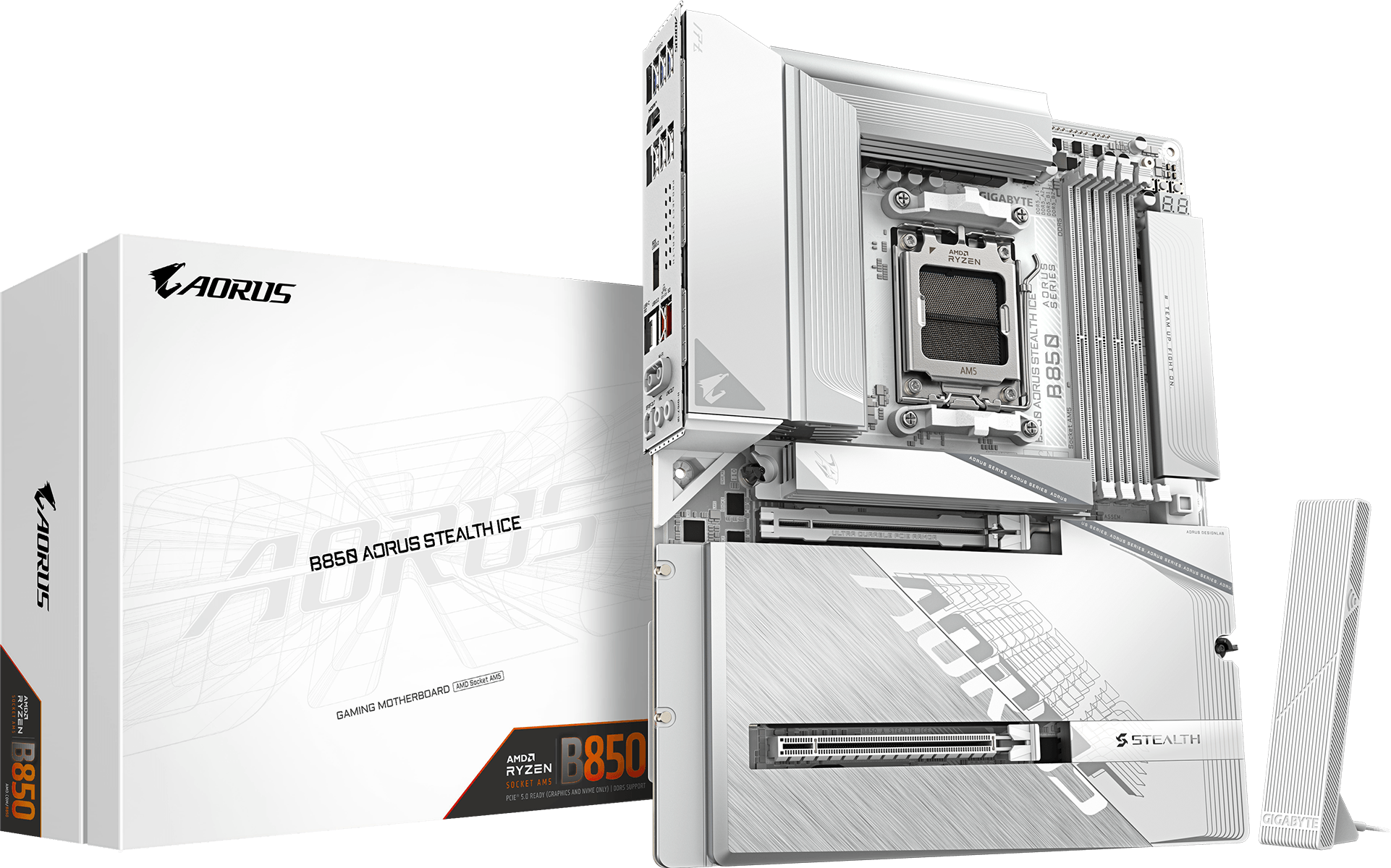 B850 AORUS STEALTH ICE (Rev. 1.1) マザーボード - GIGABYTE Japan