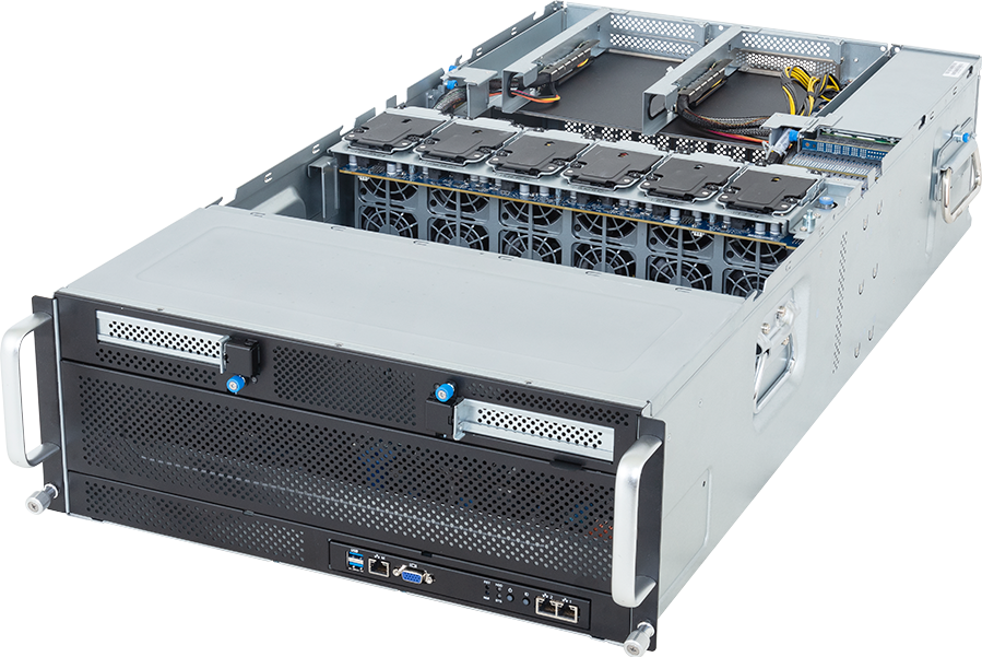 G494-ZB0-AAP2 - HPC/AI Server - AMD EPYC™ 9005/9004 - 4U DP 8 x PCIe Gen5 GPUs