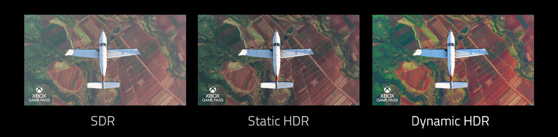Effects of Different HDR.