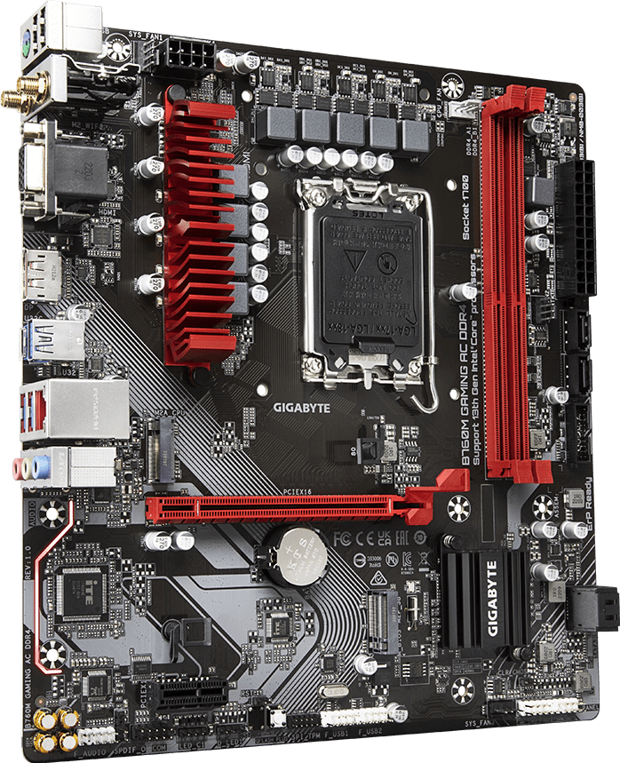 B760M GAMING AC DDR4 (Rev. 1.x) Motherboard - GIGABYTE Global
