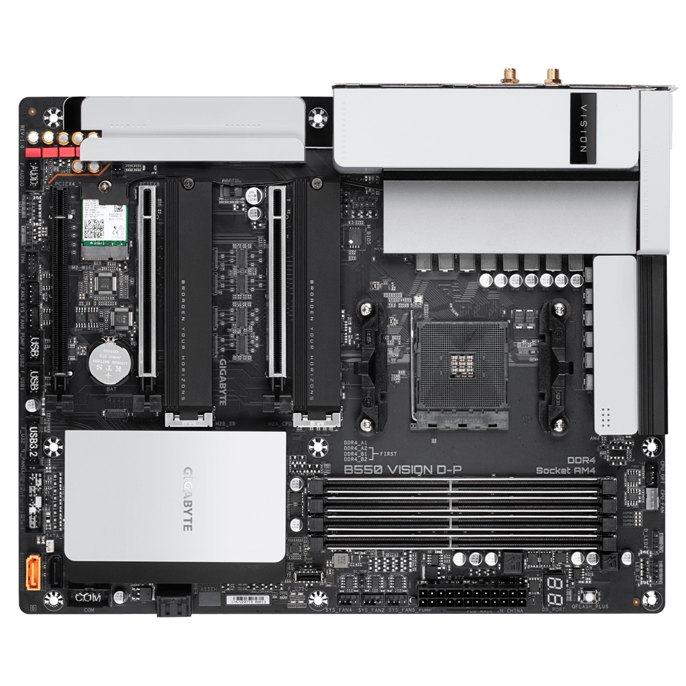 B550 VISION D-P (rev. 1.x) Key Features | Motherboard - GIGABYTE 