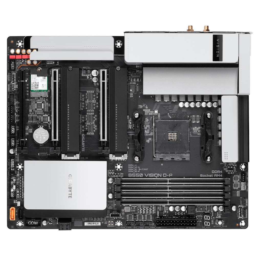 B550 VISION DP (rev. 1.x) Support Motherboard GIGABYTE Global