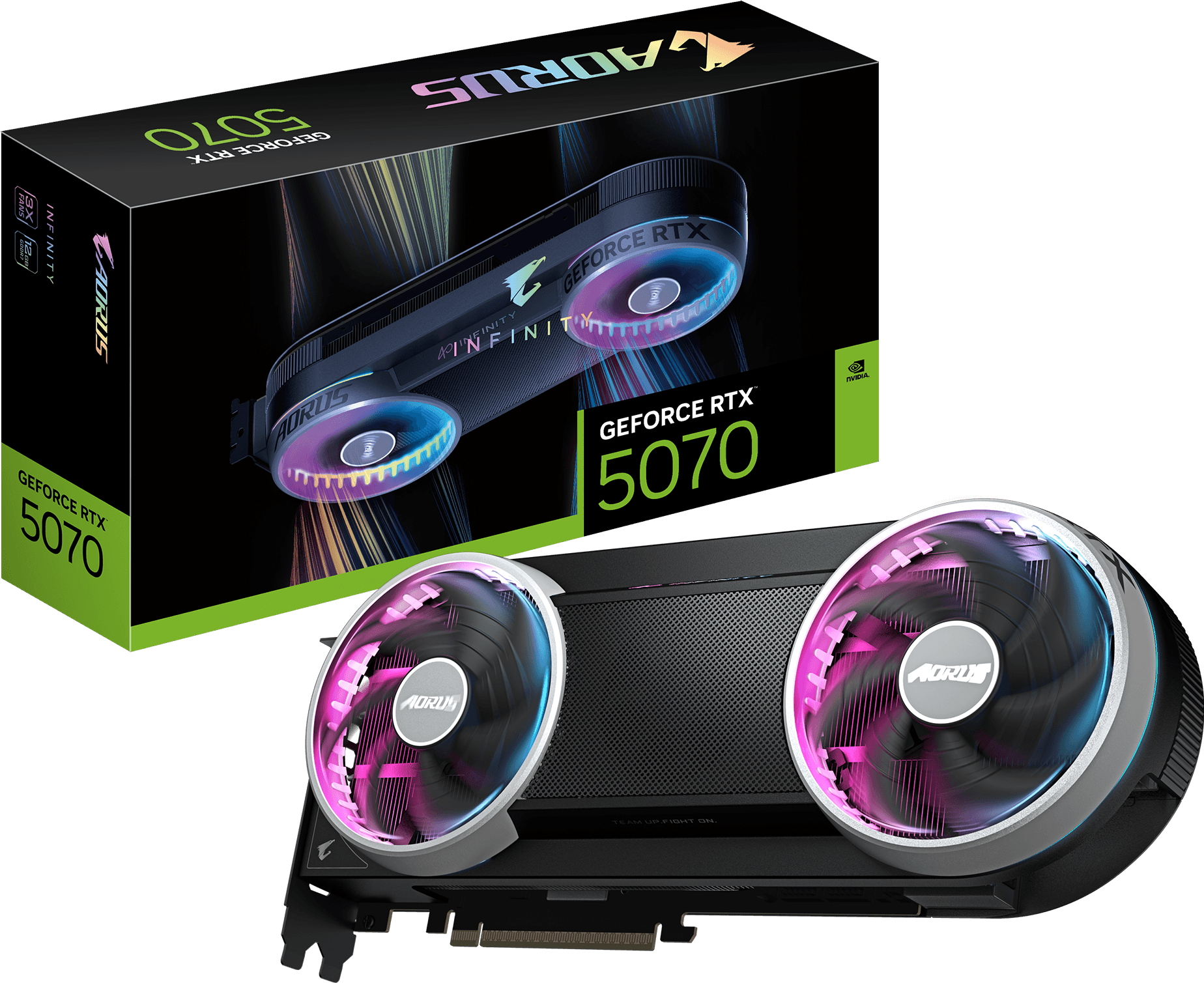 AORUS GeForce RTX™ 5070 INFINITY 12G Graphics Card - GIGABYTE Global