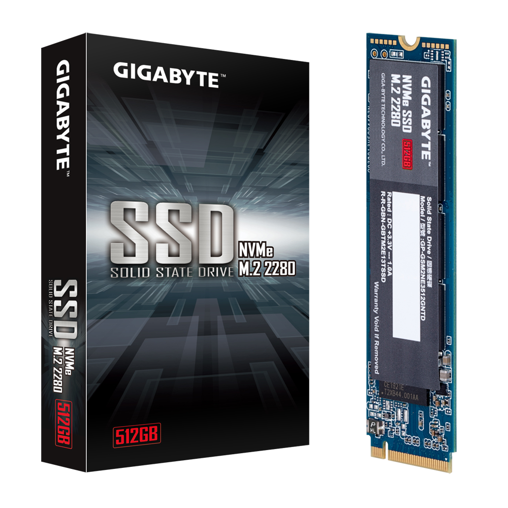engranaje principalmente Valiente GIGABYTE NVMe SSD 512GB Características principales | SSD - GIGABYTE Spain