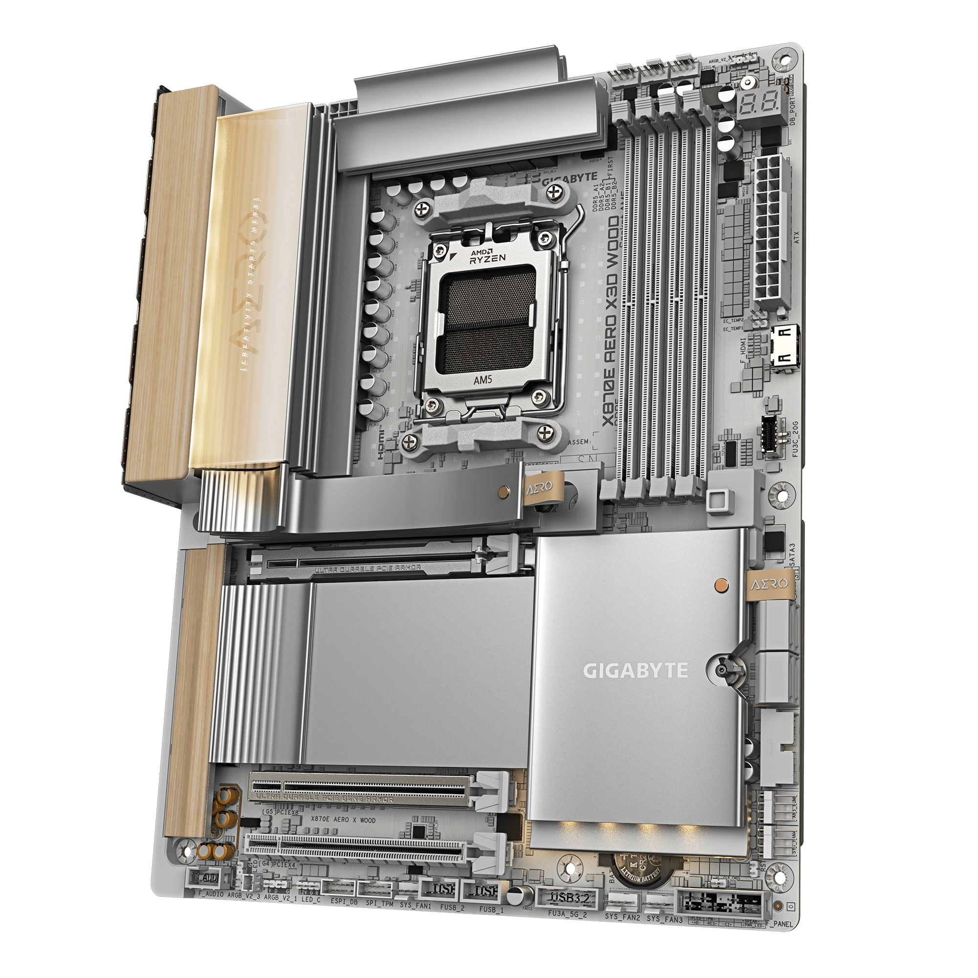 X870E AERO X3D WOOD
