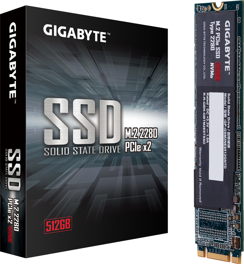 GIGABYTE M.2 PCIe SSD 512GB - GIGABYTE 技嘉科技