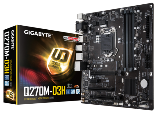 GA-Q270M-D3H (rev. 1.0) - Motherboard