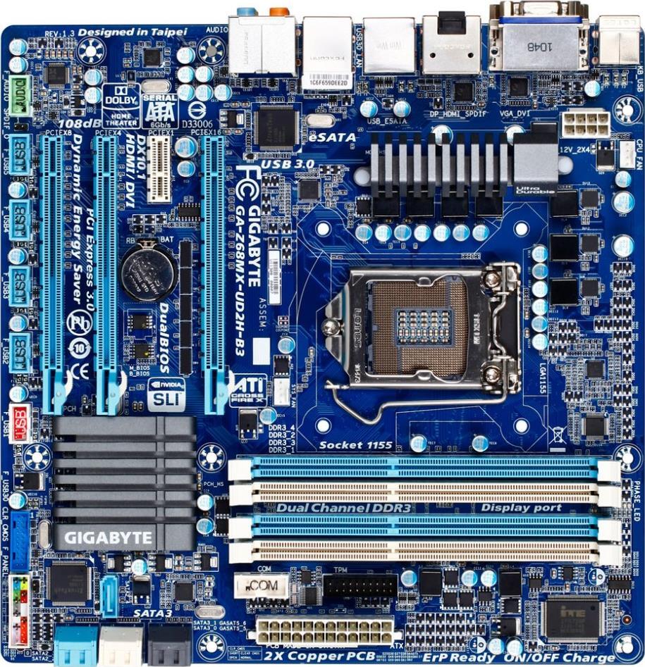 GA-Z68MX-UD2H-B3 (Rev. 1.3) Motherboard - GIGABYTE Global