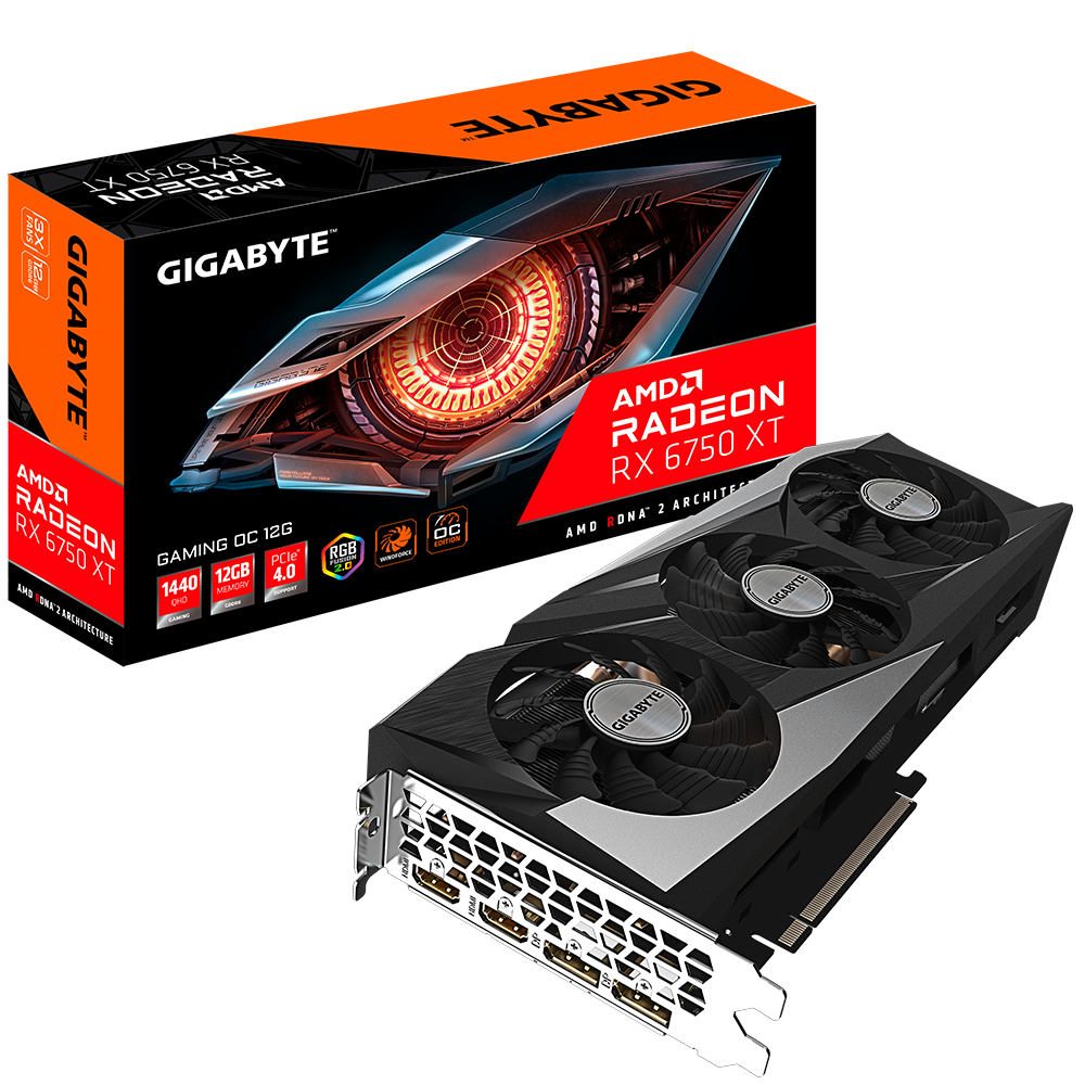 Radeon™ RX 6750 XT GAMING OC 12G｜AORUS - GIGABYTE United Kingdom