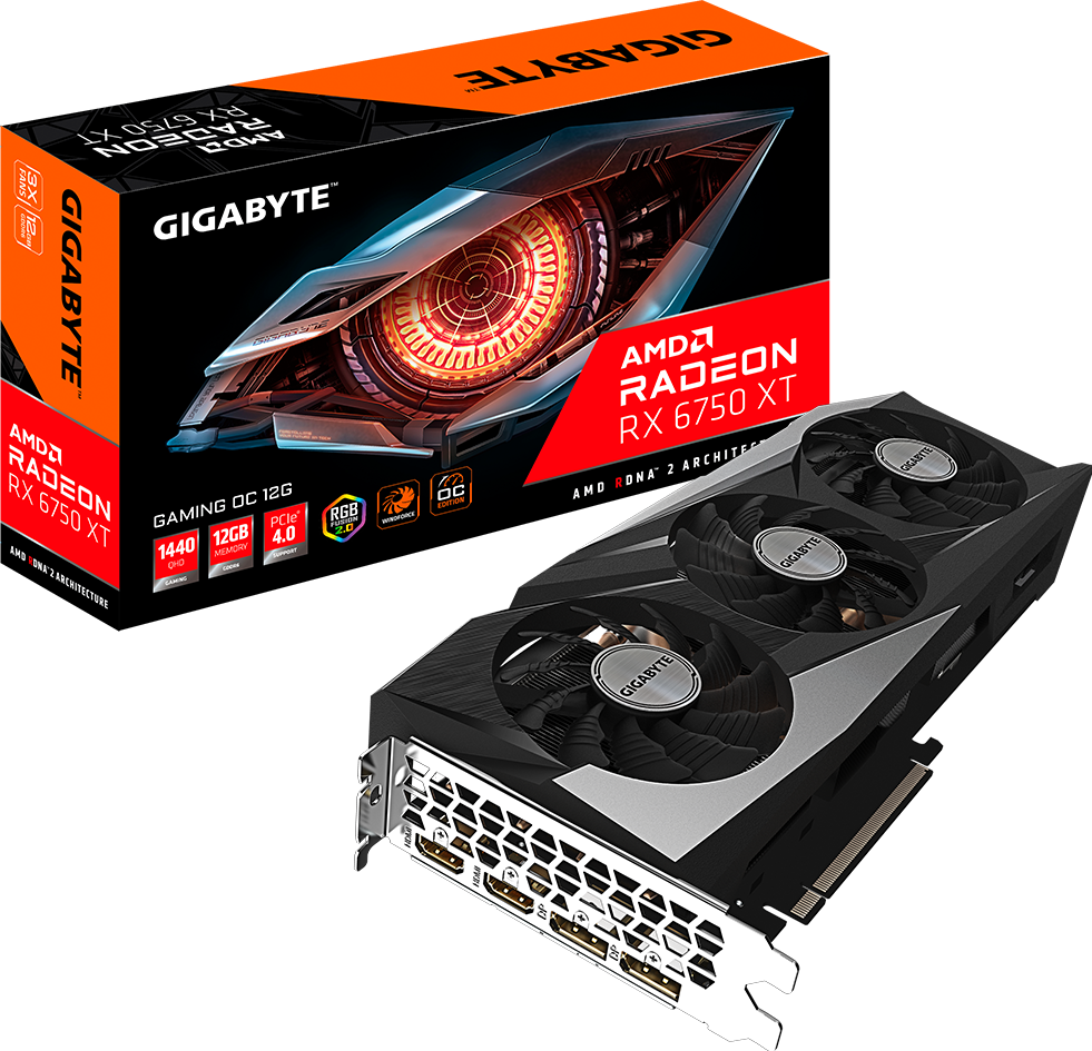 グラフィックボード・グラボ・ビデオカード GIGABYTE Radeon RX6750XT 12GB 31533