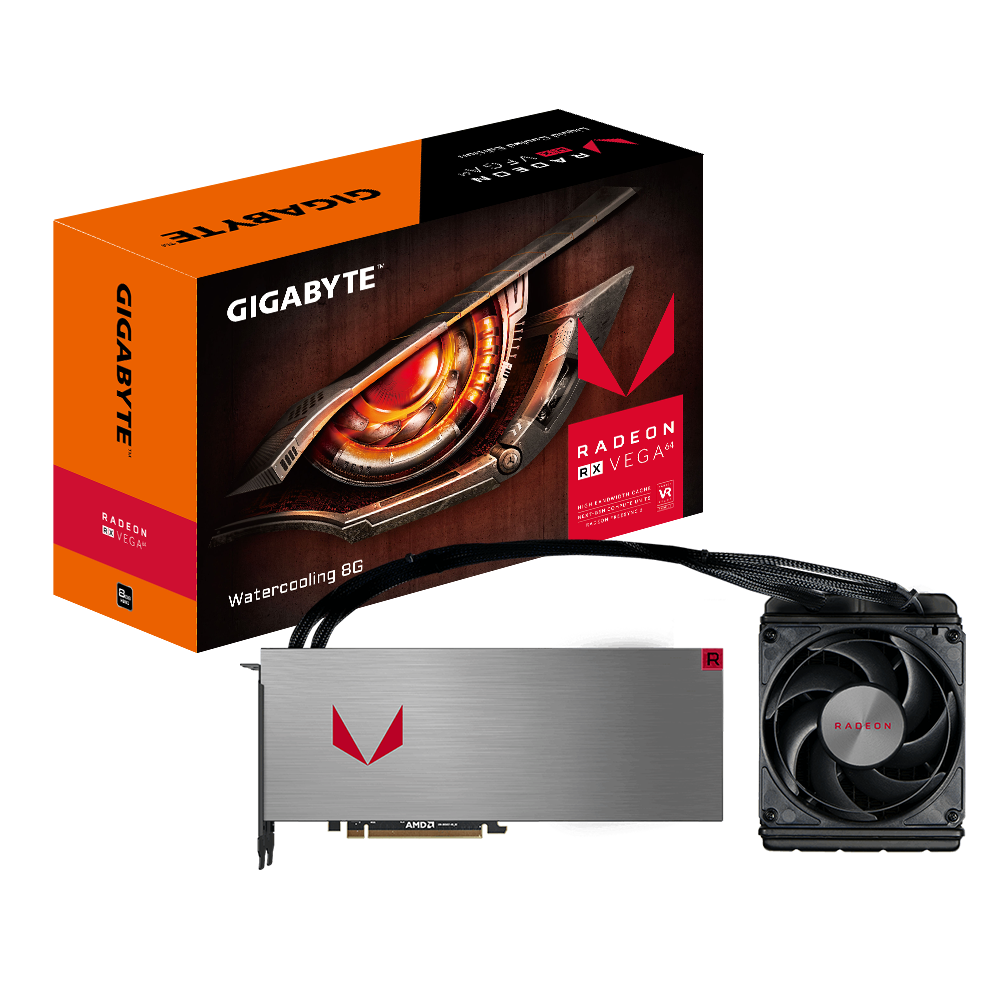 Radeon RX VEGA 64 Watercooling 8G Key Features Graphics Card