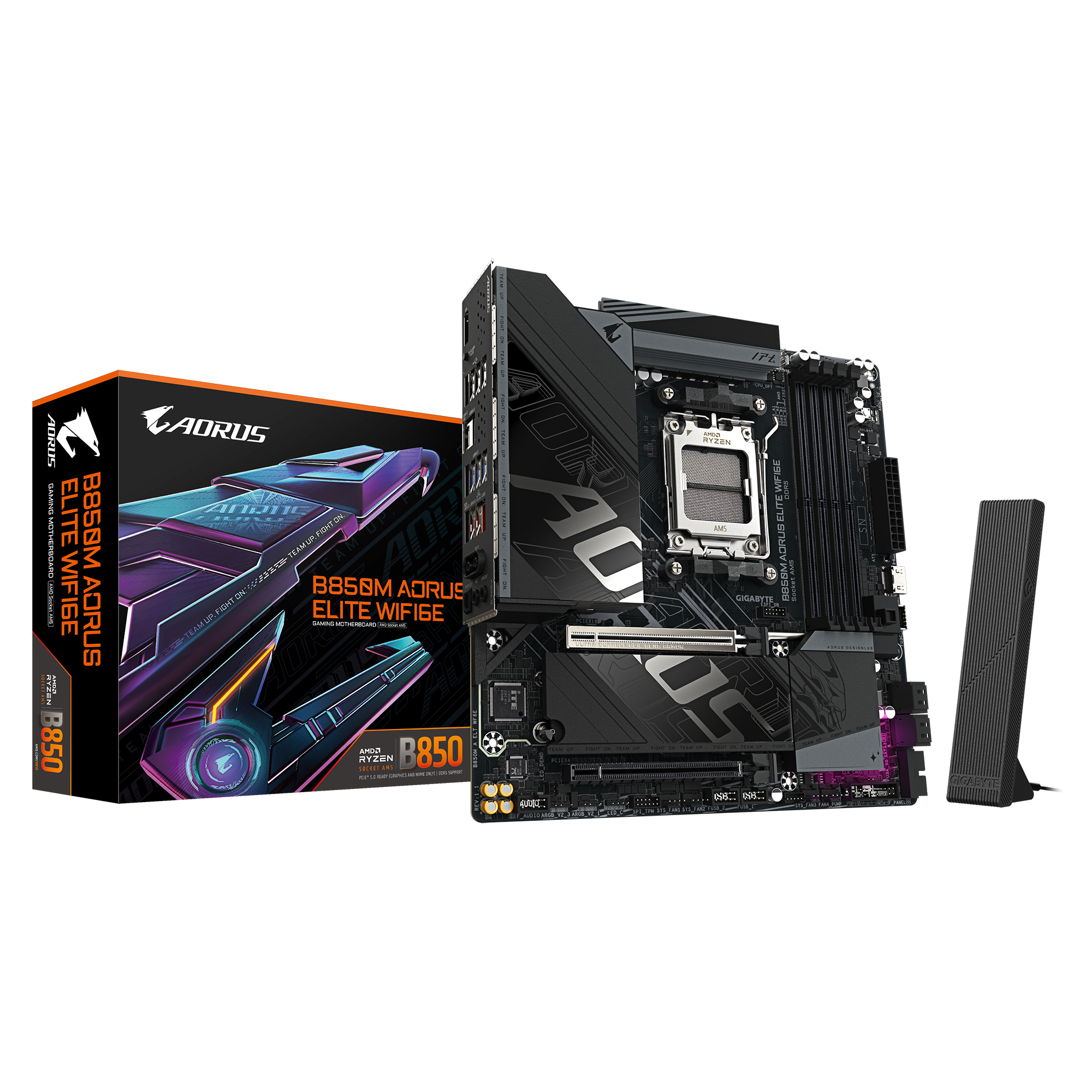 B850M AORUS ELITE WIFI6E (rev. 1.x) Key Features