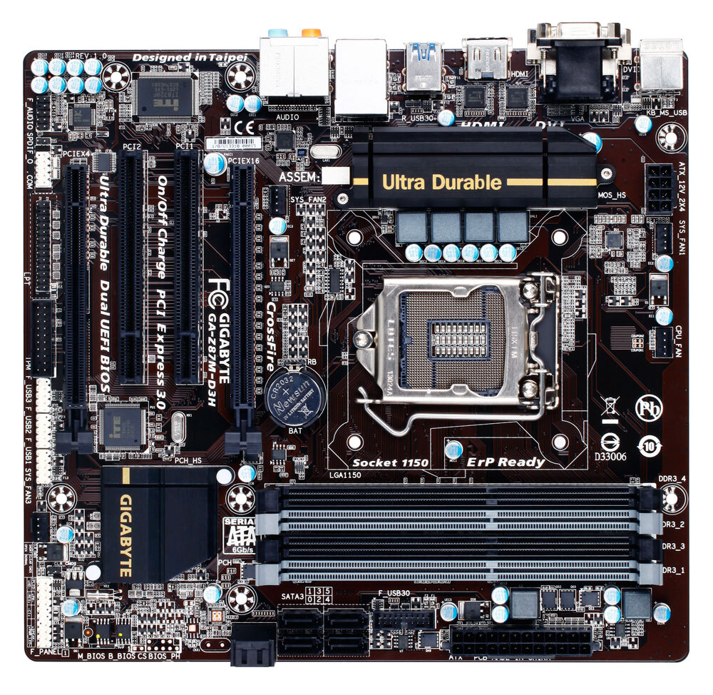 GA-Z87M-D3H (rev. 1.x) Gallery | Motherboard - GIGABYTE Global