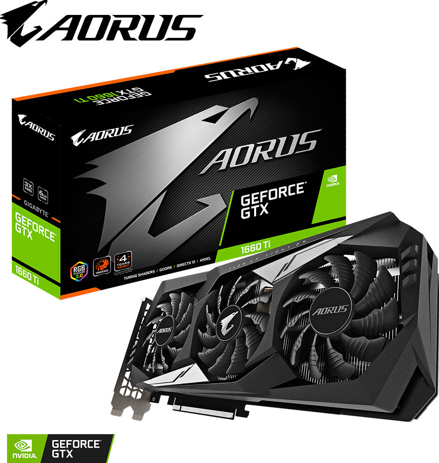AORUS GeForce® GTX 1660 Ti 6G Graphics Card - GIGABYTE Global