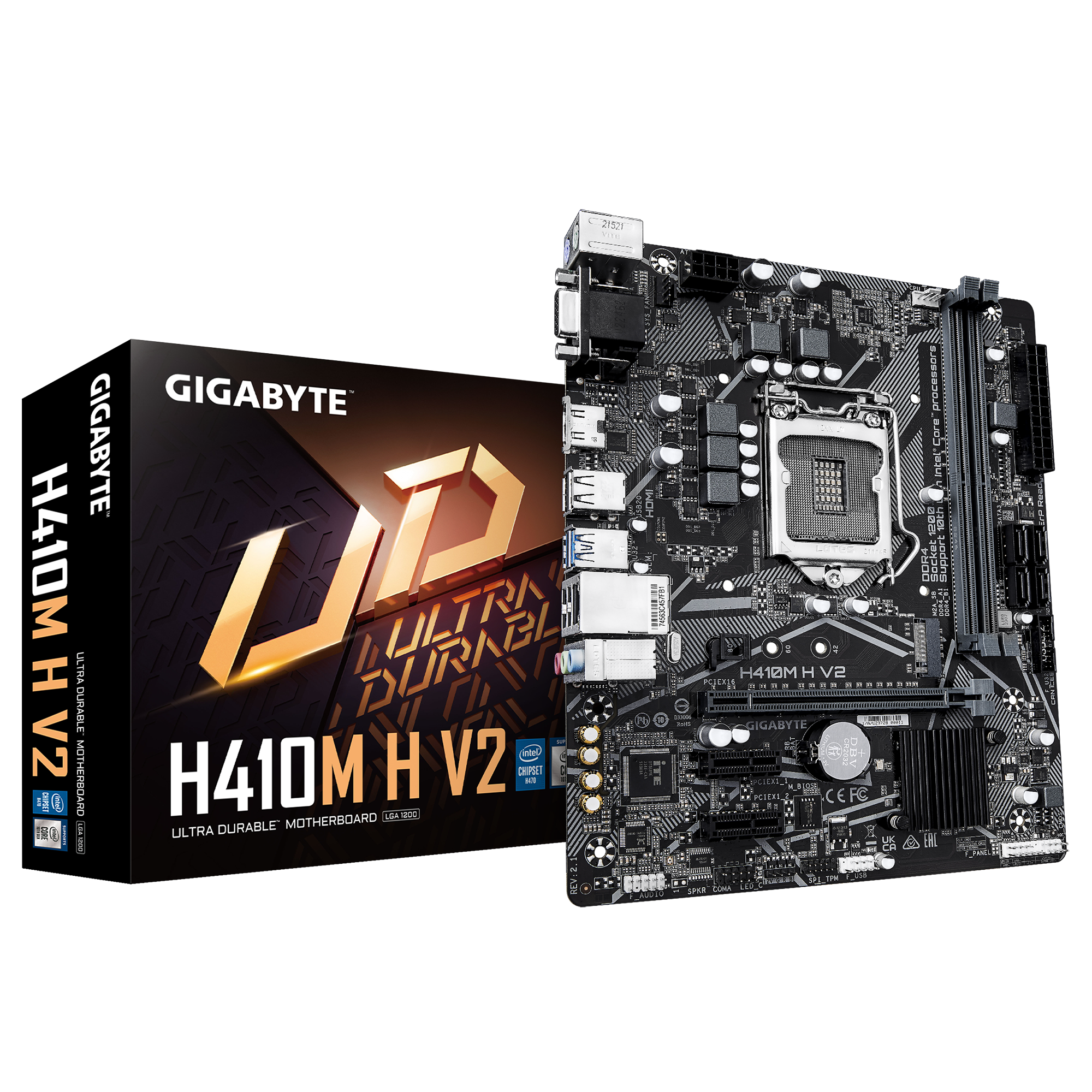 Amazon.com: Gigabyte H410M H V2 Motherboard - Supports Intel