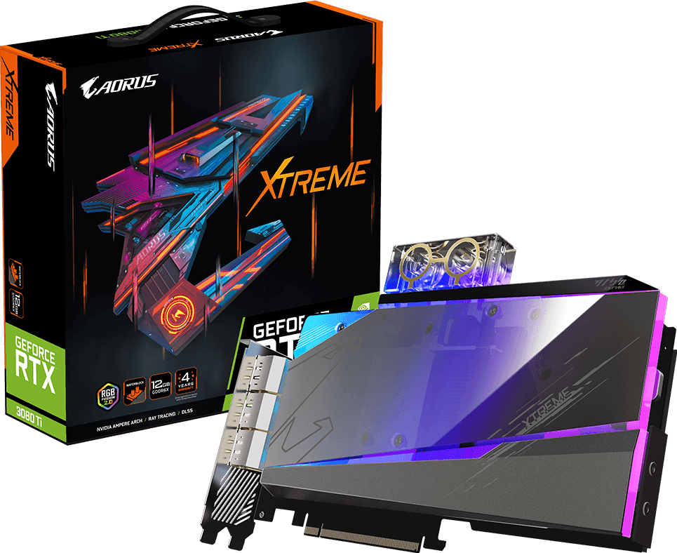 AORUS GeForce RTX™ 3080 Ti XTREME WATERFORCE WB 12G - GIGABYTE Global
