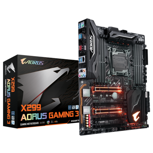 X299 AORUS Gaming 3 ‏(rev. 1.0)‏ - اللوحة الرئيسية