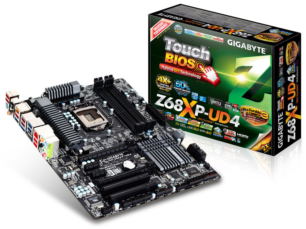 美品 GIGABYTE GA-Z68XP-UD4【 ATX マザーボード 】Intel Z68 LGA 1155