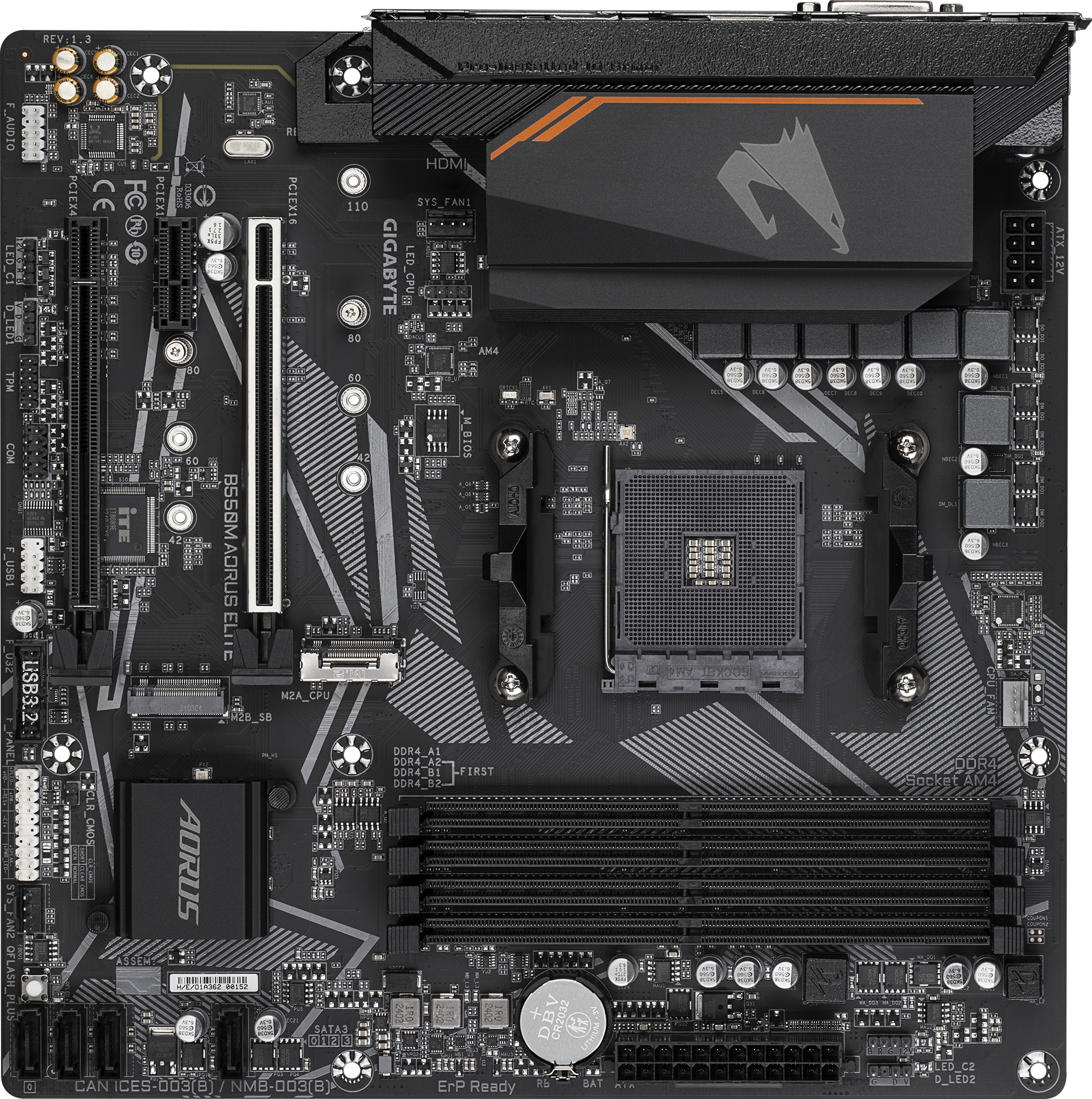 B550M AORUS ELITE (Rev. 1.3) - GIGABYTE Global