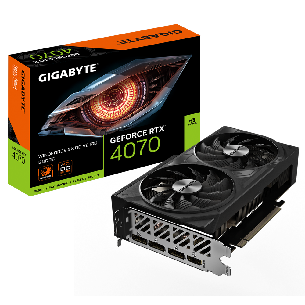GeForce RTX™ 4070 WINDFORCE 2X OC V2 12G