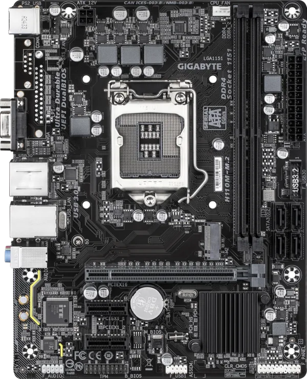 GIGABYTE H110M-M.2 1.1