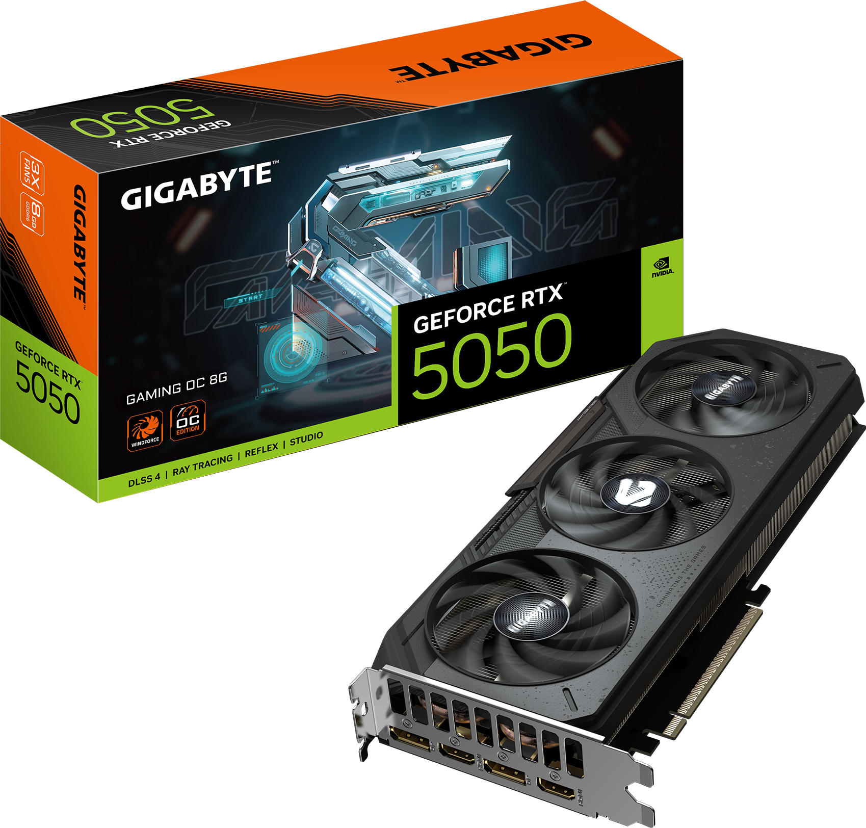 グラフィックボード・グラボ・ビデオカード GIGABYTE GEFORCE RTX 5050 8GB OC 45916