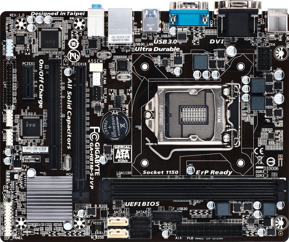 GA-H81M-S2VP (Rev. 1.0) Motherboard - GIGABYTE Global