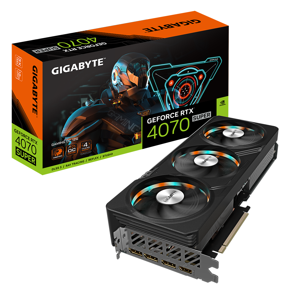 グラフィックボード・グラボ・ビデオカード GIGABYTE AORUS GeForce RTX 4070 SUPER GeForce RTX™ 4070 SUPER GAMING OC 12G｜AORUS - GIGABYTE Polska